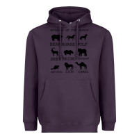 Plum Anımals Of The World Heavyweight Hoodie - Bettercallsaul