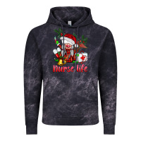Cloud Black christmas nurse life gnome Vintage Hoodie - BarkalooDesign
