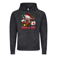 Vintage Black christmas nurse life gnome Vintage Hoodie - BarkalooDesign