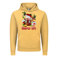 Vintage Mustard christmas nurse life gnome Vintage Hoodie - BarkalooDesign