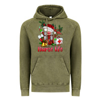 Christmas Nurse Life Gnome Vintage Hoodie | Teevron
