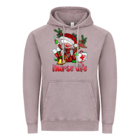 Vintage Zinc christmas nurse life gnome Vintage Hoodie - BarkalooDesign