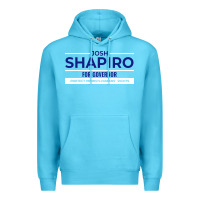 Ocean Blue josh shapiro for governor Premium Hoodie - maiPhamDesign