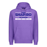 Purple josh shapiro for governor Premium Hoodie - maiPhamDesign