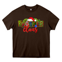 Chocolate Brown christmas brother claus Heavy Core Tee - FaDigitalArtStudio