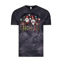 Cloud Black Chillin With My Gnomies Vintage Tee - CowhideDigitalArt