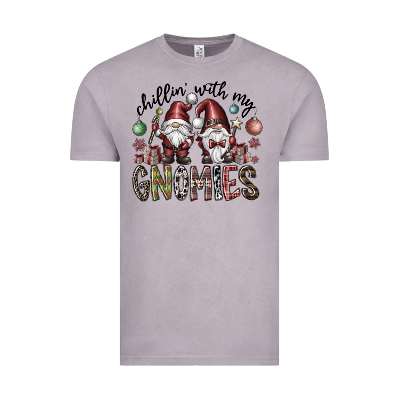 Chillin With My Gnomies Vintage Tee by CowhideDigitalArt | Teevron