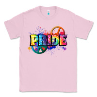 Bubblegum Pink Hippie pride Classic Tee - FaDigitalArtStudio