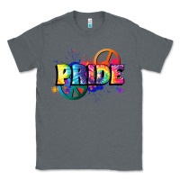 Charcoal Heather Hippie pride Classic Tee - FaDigitalArtStudio
