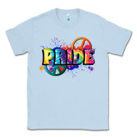 Dusty Blue Hippie pride Classic Tee - FaDigitalArtStudio