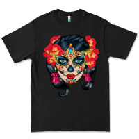 Black sugar skull Premium Tee - BundleAndBundleShop