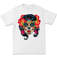 White sugar skull Premium Tee - BundleAndBundleShop