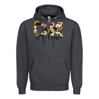 Smoke oklahoma state cowhide serape cactus Zipper Hoodie - RanaPortraitStore