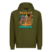 Army Green desert darling camel Premium Hoodie - BarkalooDesign