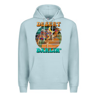 Blue Mist desert darling camel Premium Hoodie - BarkalooDesign