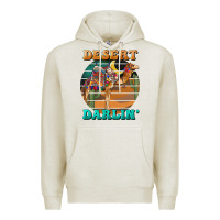Oatmeal Heather desert darling camel Premium Hoodie - BarkalooDesign