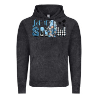 Vintage Black let it snow gnome Vintage Hoodie - BarkalooDesign