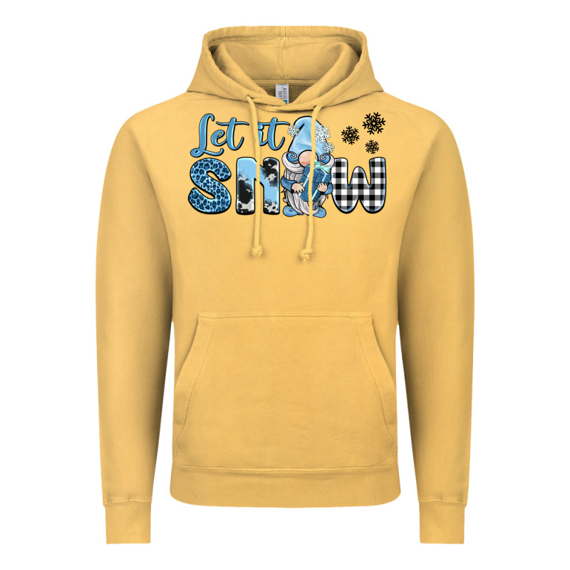 Let It Snow Gnome Vintage Hoodie by BarkalooDesign | Teevron