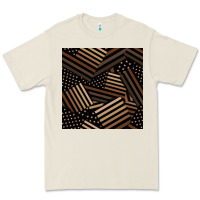 Bone melanin american flag seamless pattern Premium Tee - BundleAndBundleShop