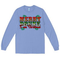 Colony Blue Merry Drink I Am Christmas Long Sleeve Tee - Artiststas