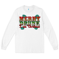 White Merry Drink I Am Christmas Long Sleeve Tee - Artiststas