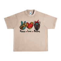 French Oak peace love bison Urban Heavy Tee - RanaPortraitStore