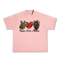Salmon peace love bison Urban Heavy Tee - RanaPortraitStore