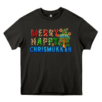 Asphalt merry happy chrismukkah Heavy Core Tee - FaDigitalArtStudio