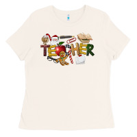 Bone christmas teacher Ladies Tee - LillyAllenDesigns