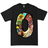Black farm life alphabet lowercase letters o Premium Tee - BundleAndBundleShop