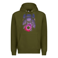 Army Green astronaut deep space Premium Hoodie - maiPhamDesign
