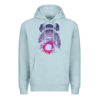 Blue Mist astronaut deep space Premium Hoodie - maiPhamDesign