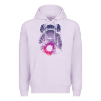 Lilac astronaut deep space Premium Hoodie - maiPhamDesign