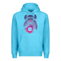 Ocean Blue astronaut deep space Premium Hoodie - maiPhamDesign