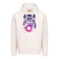 Pale Pink astronaut deep space Premium Hoodie - maiPhamDesign