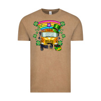 Vintage Coffee st. patricks day school bus Vintage Tee - SublimationCraftShop