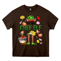 Chocolate Brown im the chef elf Heavy Core Tee - FaDigitalArtStudio