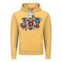 Vintage Mustard Christmas snow cow joy Vintage Hoodie - BarkalooDesign