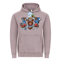 Vintage Zinc Christmas snow cow joy Vintage Hoodie - BarkalooDesign
