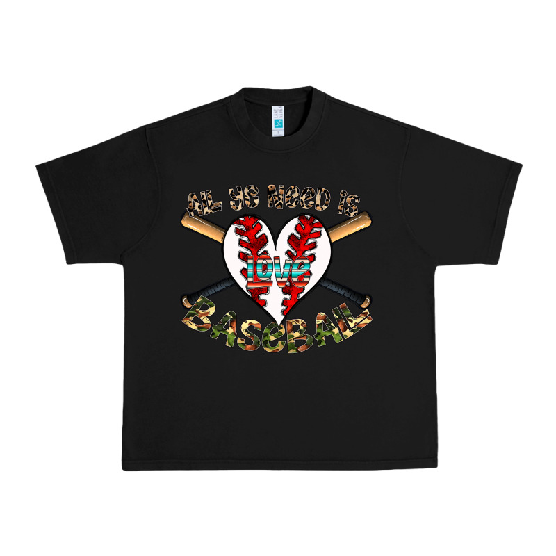 All You Need Is Love Baseball Urban Heavy Tee by CowhideDigitalArt | Teevron