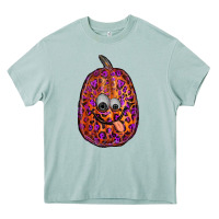 Arona watercolor pumpkin leopard Heavy Core Tee - RanaPortraitStore
