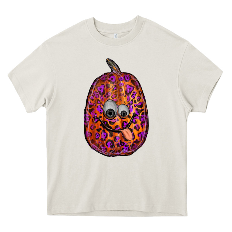 Watercolor Pumpkin Leopard Heavy Core Tee by RanaPortraitStore | Teevron