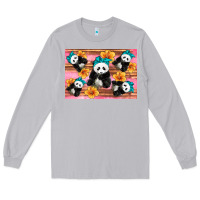 Moon Dust Baby panda flowers Long Sleeve Tee - Artiststas