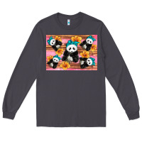 Smoke Baby panda flowers Long Sleeve Tee - Artiststas