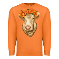 Carrot Charolais Cow Premium Sweatshirt - RanaPortraitStore