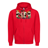 Red new mexico state cowhide serape cactus Zipper Hoodie - RanaPortraitStore