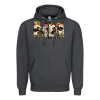 Smoke new mexico state cowhide serape cactus Zipper Hoodie - RanaPortraitStore