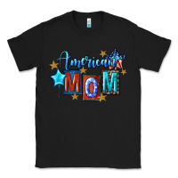 Black American mom 4th of july Classic Tee - FaDigitalArtStudio