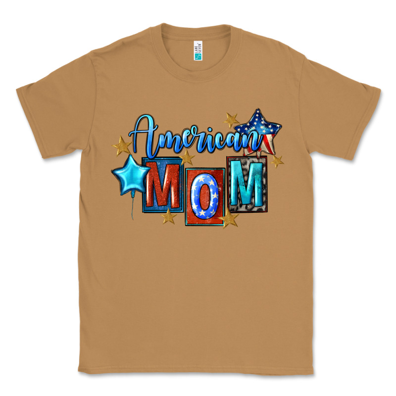 American Mom 4th Of July Classic Tee by FaDigitalArtStudio | Teevron