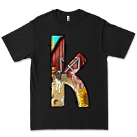 Black farm life alphabet lowercase letters k Premium Tee - BundleAndBundleShop